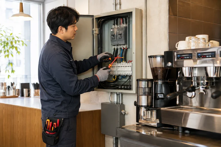 카페 전기 증설 비용 관련 현장