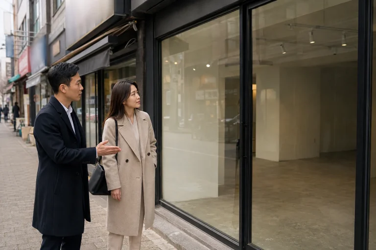 카페 창업 비용 현장 확인 이미지
