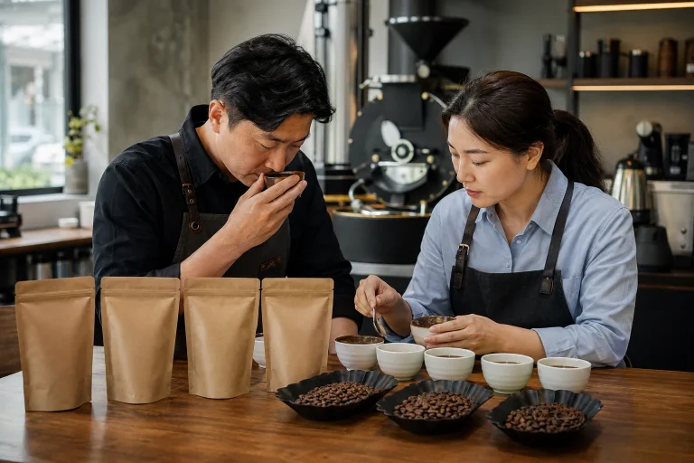 카페 원두 비용 관련 현장